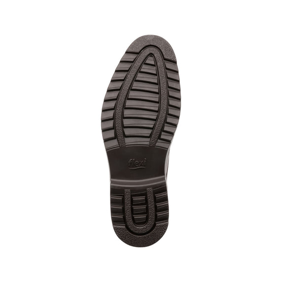Zapato Casual Urbano Flexi Con Puntera Texturizada Para Hombre - Estilo 402702 Nogal