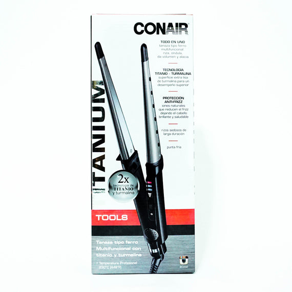 Tenaza tipo ferro CONAIR® Titanium Tools modelo CS125TTES