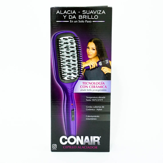 Cepillo Alaciador CONAIR® Tecnología con Cerámica modelo BC8ES