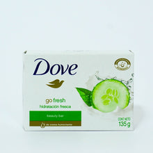 Jabón de tocador DOVE Go fresh hidratación barra de 135g.