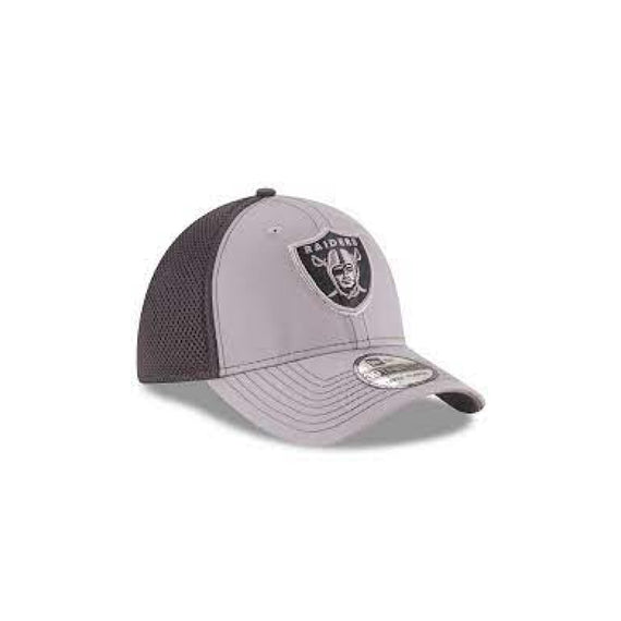 Gorra New Era para caballero NFL Oakland Raiders color gris. Unitalla