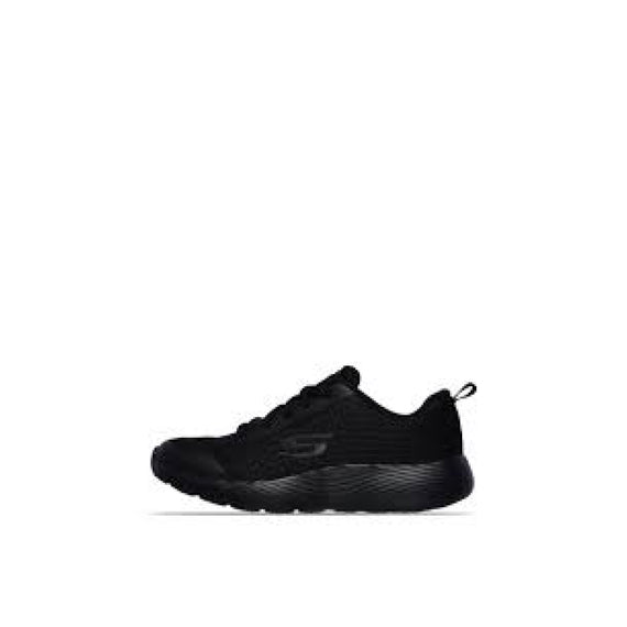 Tenis Skechers Confort casual para niÒos color negro suela negra